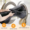 Nobleza Cama Perro Grandes, Cama para Perro Lavable, Cama de Perros Medianos Antideslizantes con Relleno de Fibras Super Suave, Cama para Mascotas Pequeños, Negro, XL, 87 * 77cm - 5