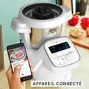 Moulinex I-Companion XL - Robot da cucina connesso, con 14 funzioni automatiche, capacità 10 persone, bianco, grigio, made in France - 9