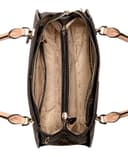 GUESS Women's Noelle Ii Luxury Satchel, Crossbody, Brown Logo, One Size - 2