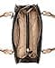 GUESS Women's Noelle Ii Luxury Satchel Shoulder Bag, Brown logo, Unit size - 3
