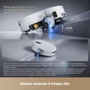 DREAME Aqua10 Ultra Track Complete Robot Aspirapolvere, Lavaggio 45 °C, Supera Ostacoli di 6 cm, Auto-pulizia Mocio, Aspirazione da 19.500 Pa, 0 Grovigli, Evita Oltre 240 Oggetti, Controllo Vocale - 4