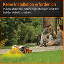 WORX Landroid Vision M600 Mähroboter WR206E - für Gärten bis 600qm - mit WLAN & Bluetooth - Mähroboter ohne Begrenzungskabel - aktive Hindernisvermeidung - APP Steuerung - Multizonen Management - 2