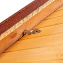 Ferplast DOMUS XL Casetta per Cani in Legno FSC - Tetto Apribile con Chiusura, Impermeabile & Anti-UV - Griglia Aerazione - Porta Antimorso in Alluminio - Piedi Isolanti - 121 x 78 x h 78,5 cm - 7