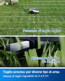 ECOVACS GOAT O800 RTK Robot Tagliaerba Senza Filo Perimetrale 800m², RTK+Vision Potenziata da LiDAR Rasaerba Robot, Mappatura Automatica, Passa percorso di 0,7 m, Taglio dei bordi, Pendenza 45% - 8