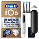 Oral-B iO 6 Cepillo De Dientes Eléctrico Gris Con Mango Recargable, 3 Cabezales y 1 Estuche De Viaje, 5 Modos De Cepillado Con Blanqueamiento Dental, Sensor De Presión, Diseñado Por Braun - 1