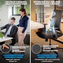VALKENSTOL M2 Bürostuhl Ergonomisch Testsieger mit Einstellbarer Armlehne ohne Kopfstütze für maximale Bewegungsfreiheit, Rückenfreundliche Bürostühle, Schreibtischstuhl für Büro und Home Office Chair - 3