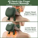 Noetopolis Neck Massager for Neck Pain, 4D Bionic Heated Massager, Cordless Massagers for Back and NEC-k with Hands, NEC-k and Shoulder Massage Siasoo, Shoulder Massager with Fingers for Muscle Relax - 5
