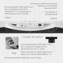 Dell 27 Plus USB-C Monitor - S2725QC, 4K UHD (3840x2160), 120Hz, IPS, 4ms, AMD FreeSync Premium, 99% sRGB, Regolabile in Altezza, Altoparlanti integrati, 2 USB-C, 2 HDMI, 3 Anni di Garanzia - 12