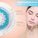 2 testine di ricambio per Clarisonic, spazzola di ricambio per la pulizia del viso, testine di ricambio per Mia 2/Alpha Fit/Aria/Smart Profile/Radiance (blu) - 7