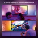 Philips Hue Play Gradient Lightstrip 55", Striscia Led Smart illuminazione sorround sincronizzata con colori TV & White and Color Ambiance Gradient Lightstrip, Striscia Led Smart, 2 M, Bluetooh - 4
