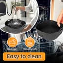 Silikonform Heißluftfritteuse Zubehör für Philips Airfryer 5000 Serie XXL, 7,2L ‎HD9285/90, Air Fryer Silikon Einsatz, Backform Zubehör für Philips 5000 Series ‎HD9285/90 Philips 7.2L - 6