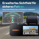 BOTSLAB Dashcam Auto Vorne Hinten 4K+2K mit GPS WiFi und Hardwire-Kit, Dash Cam Auto Kamera mit ADAS, Kostenlose 64-GB-Karte, 24/7 Parküberwachung, 2,45" IPS, Nachtsicht, WDR, 170°Weitwinkel - 7