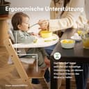 Stokke Tripp Trapp Hochstuhl (Fjord Blue) mit Stokke Tray (White) - ein verstellbares, ergonomisches und leicht zu reinigendes Babyset für Kinder im Alter von 6-36 Monaten - 3