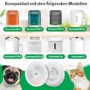 10er-Set Filter + 10 Schwamm-Nachfüllkartuschen für Eversweet 2S/3/3 Pro/Solo/Solo 2/Solo SE Katzenbrunnen mit verbessertem 3.0-Vierfach-Filtersystem - 2