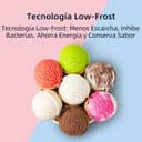 CHiQ FBM157L42 - Frigorífico Combi independiente 157L, 144 cm de alto, 47 cm de ancho, Compresor con 12 años de garantía, Tecnología Low Frost,39 dB, Puerta reversible, Diseño delgado en negro - 8