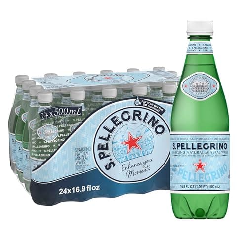 S. Pellegrino Natural Sparkling Agua Mineral 50cl PET (paquete de 24 x 50 cl)