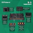 Roland AIRA Compact S-1 Tweak Synth | Micro Polysynth Ultra-Portatile con Funzioni Avanzate | D-Motion Sound Control | Batteria Wireless da 4,5 Ore | Leggero e Robusto - 4