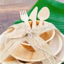 150 Pezzi Set Di Posate In Legno Usa E Getta, 50 Forchette, 50 Cucchiai, 50 Coltelli, Posate Usa E Getta In Legno, Compostabili, Posate Usa E Getta, Per Feste, Campeggio, Matrimoni, Compleanni - 5