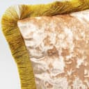 Kare Design Kissen Cannes Puder, Weiß, 45x45cm, Zierkissen, Dekokissen, Couchkissen mit Reißverschluss, Samtbezug - 5