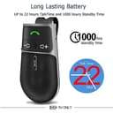 SUNITEC Kit Vivavoce Bluetooth da Auto 5.0,Supporto Siri,Auto ON,Co,nnessione Automatica,Guida Vocale,Musica, 2 Connessioni per Telefoni Contemporaneamente Supporto per Aletta Parasole-BC920SA - 7