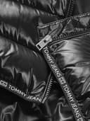 Tommy Jeans Donna Piumino Essential Tape Lucido, Nero (Black), XL - 4