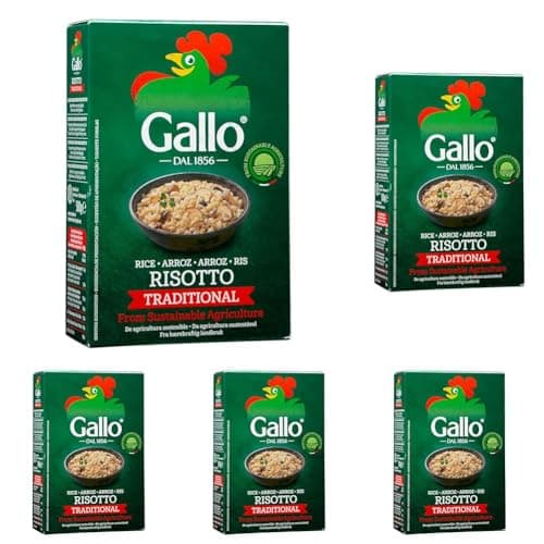 Riso Gallo Vegan Risotto Traditional, 500 g (Pack of 5)