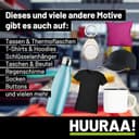 huuraa borsa per il trasporto Corazón Borsa regalo in tessuto naturale 10 litri cotone Corazón accessorio - 6