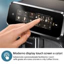 Philips Serie 2300 Macchina da caffè automatica - 4 tipi di bevande, Display touch screen a colori, LatteGo, SilentBrew, Macinacaffè in ceramica al 100%, Filtro AquaClean. Nero Opaco (EP2330/10) - 4