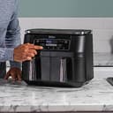 Ninja Foodi Dual Zone Digitale Heißluftfritteuse, 7,6L Airfryer, 2 Fächer, Antihaftbeschichtung, spülmaschinenfeste Körbe, 6-in-1, 4-6 Portionen, Schwarz AF300EU - 9