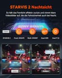 VANTRUE S1 Pro Dashcam Auto Vorne Hinten 2,5K+1080P, 60FPS Dash Cam mit 5GHz WiFi & GPS, Dual STARVIS 2 Auto Kamera mit Parküberwachung, Nachtsicht, G-Sensor, Loop-Aufnahme, APP Steuerung, Max 512GB - 3