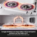 EUREKA J15 Ultra Robot Aspirapolvere Lavapavimenti, Potente Aspirazione 19.000 Pa, Lavaggio Mocio ad Acqua Calda a 75℃, Mappatura con AI, Pulizia Avanzata dei Bordi, Stazione Autopulizia - 4