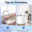 10 Stück Katzenbrunnen Filter für Petkit Eversweet Solo SE/Solo 2/3 Pro / 3 / 2s Katzen Trinkbrunnen mit 10 Schwammfilter, Vierfaches Filtersystem 3.0 Ersatzfilter - 4