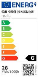 Govee Glide Y Lights, RGBIC LED Gaming , Smart Home DIY Kreative Deko Lights mit Musik Sync & 40+ Szenenmodi, Wi-Fi Wandleuchten für Wohnen, Schlafzimmer, 7er Pack - 9