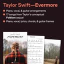 Taylor Swift - Evermore: Evermore Piano/Vocal/guitar Songbook - 3