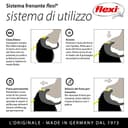 Flexi Giant Professional - Guinzaglio avvolgibile a fettuccia, Per cani fino a massimo 50 kg, Nero/Neon, L - 10m - 8