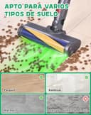 Akunsz Cepillo Eléctrico para Dyson V15 V11 V10 V8 V7 – Cabezal de Cepillo con Luces Láser Verdes, Cepillo de Repuesto con Rodillo Suave para Suelos Duros, Parquet y Superficies Lisas - 7