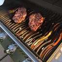 MOASKER Stainless Steel Heat Plates Flavorizer Bar BBQ Replacement Part for Napoleon Rogue Series, Prestige 500, PRO 500 RSIB Gas Grills, 4 Pack Flame Tamer for Napoleon Sear Plate #N305-0082 - 7