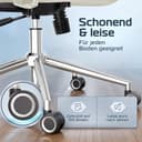 CLOUVOU BrightSeat Bürostuhl Ergonomisch [TESTSIEGER] Schreibtischstuhl 100% individuell einstellbar | Büro Stuhl & Gaming Stuhl | Computerstuhl Home Office Chair Ergonomic | Drehstuhl 150 kg - 7
