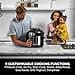 Ninja Foodi MAX Multi Cooker, 7.5L with 9 Cooking Functions, Pressure Cook, Air Fry, Slow Cook, Grill and more, Brushed Steel & Black, OP500UK - 4