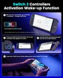 HASACOOL Switch 2 Controller, Wireless Pro Controller with Hall Effect Joystick,One Piece Joypad Replacement to Switch 2 Joy Con Controller, with 8 RGB Lighting/Turbo/Macro - 7