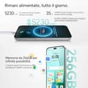 HONOR 400 Lite Smartphone 5G Dual SIM NFC, 8GB RAM 256GB Memoria, 108MP con pulsante AI telefono Android 15, 6.7 pollici AMOLED Eye-Care Display, 5230 mAh,IP64&SGS, Velvet Gray [Versione italiana] - 7