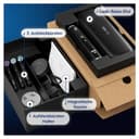 Oral-B iO Series 9 Elektrische Zahnbürste — Electric Toothbrush, Inkl. 3 Aufsteckbürsten, Lade-Reise-Etui, Schnellladestation — 7 Modi für Zahnpflege, Zahnbürste Elektrisch, Designed by Braun, Schwarz - 18