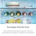 Haier 3D 60 Series 5 HTW5618DNPT - Frigorífico Combi, WIFI, Botellero, Cajones Direct Access, Direct Flow, 360L, MyZone Pro, HumidityZone, Total No Frost, An 59,5cm, Motor Inverter, LuzLED, Negro - 9