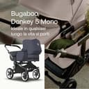 Bugaboo Donkey 5 Mono, Convertibile in un Passeggino Doppio Affiancato, Design Migliorato, Seduta Reversibile, Guida a una Mano e Archiviazione Espandibile, Graphite/Stormy Blue - 2