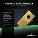 RASENWERK® - Hochwertige Mähroboter Messer mit passenden Schrauben - Universal Ersatzklingen Ersatzmesser für die Marken WORX, LandXcape, Zoef Robot und Einhell – Rasenroboter Messerset – 12 Stk. - 3