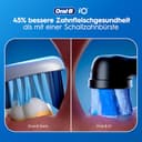 Oral-B iO Series 2 Elektrische Zahnbürste — Electric Toothbrush, Inkl. 1 Aufsteckbürste, Reise-Etui — 3 Putzmodi für Zahnpflege, GUT GETESTET (2,2) von STIFTUNG WARENTEST, Designed by Braun, Schwarz - 8