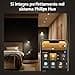 Philips Hue White Ambiance, Faretto LED Smart GU10, Luce Bianca da calda a fredda, 400lm, Compatibile con Bluetooth, controllo vocale con Alexa, Apple Home e Google Assistant, pack da 5 - 4