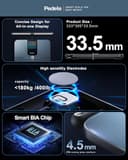 Scales for Body Weight and Fat,8-Electrode Smart Bathroom Scale,Rechargeable Wi-Fi 2.4GHz，Heart Rate & 50+ Body Composition,LED Display 180kg/400lb Capacity - 3