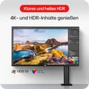 LG Ultrafine Ergo 32UN880K-B.AEU (32 Zoll) 4K UHD IPS Monitor, HDR10, USB-C (60W), Ergonomischer Standfuß, Schwarz - 3