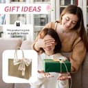 fuxunamz Bolsa de Yute, Tote Bag, Bolso de Yute con Asa, Bolsa Tela Pequeña, Bolsas de Compra de Mano con Lazo, Regalo para Colegas, Profesores, Mejores Amigas, Madres y Abuelas - 9